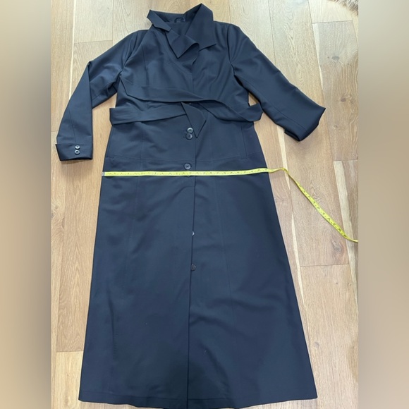 AlReda'a Maxi TRENCH, Jilbab, Front Buttoned Abaya lined EU 46, L - Picture 6 of 11